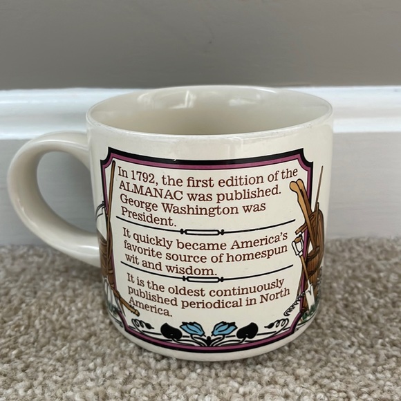 Vintage THE OLD FARMER’S ALMANAC WESTWOOD China 16 Oz Coffee Tea Cocoa Mug VGC - Picture 2 of 5